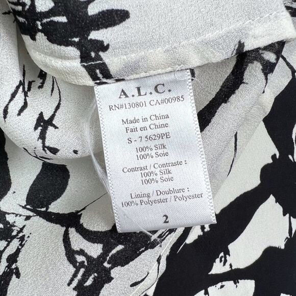 A.L.C. Abstract Layered Blouse - Picture 4 of 9